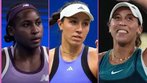 L-R: Coco Gauff, Jessica Pegula, and Madison Keys.
