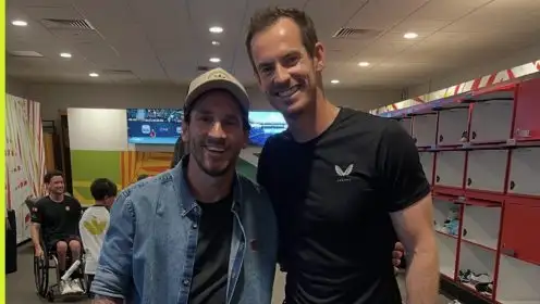 Lionel Messi and Andy Murray