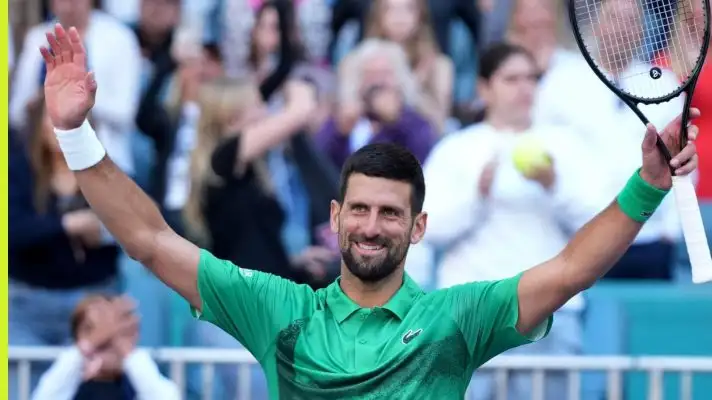 Novak Djokovic at the Miami Open