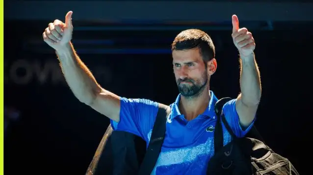 Pictured: Novak Djokovic