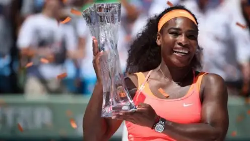 Pictured: Serena Williams at the Miami Open.
