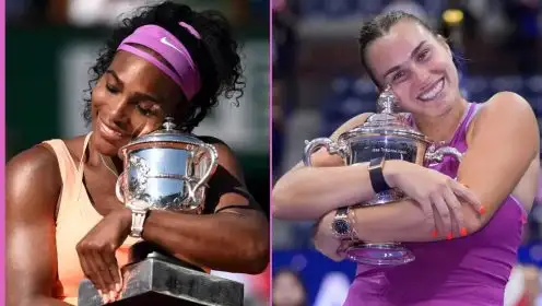 Pictured: Serena Williams and Aryna Sabalenka