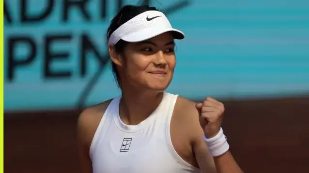 Emma Raducanu at the Madrid Open