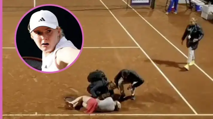 British tennis player Fran Jones collapsed on court