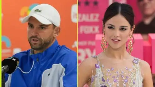 Pictured: Grigor Dimitrov and Eiza Gonzalez.