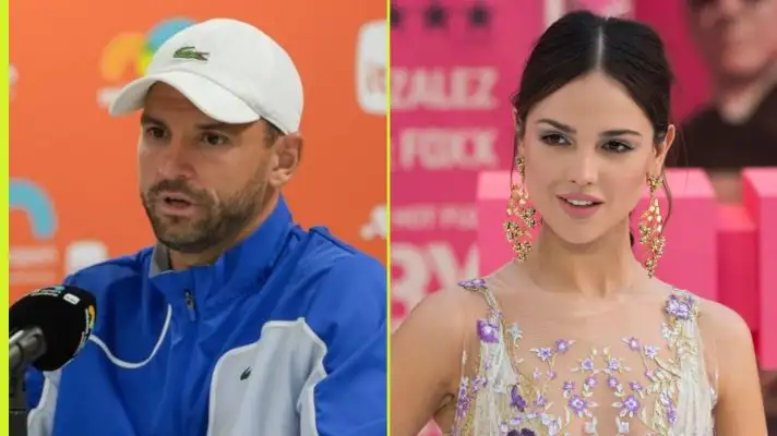 Pictured: Grigor Dimitrov and Eiza Gonzalez.