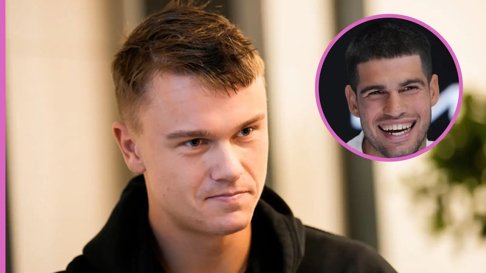 Holger Rune considera a Carlos Alcaraz el jugador a vencer sobre tierra batida Holger Rune considera a Carlos Alcaraz el jugador a vencer sobre tierra batida