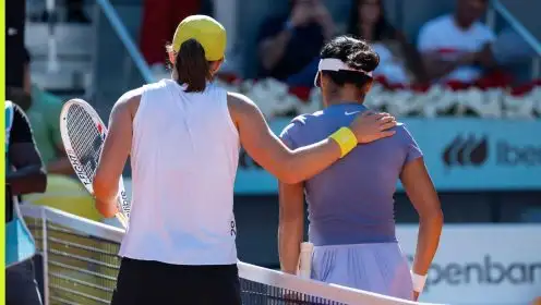 Pictured: Iga Swiatek and Alex Eala