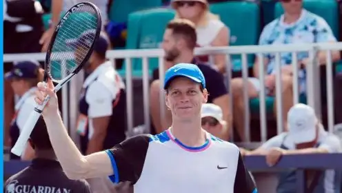Jannik Sinner at the Italian Open in Rome