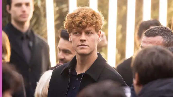 Pictured: Jannik Sinner away from tennis