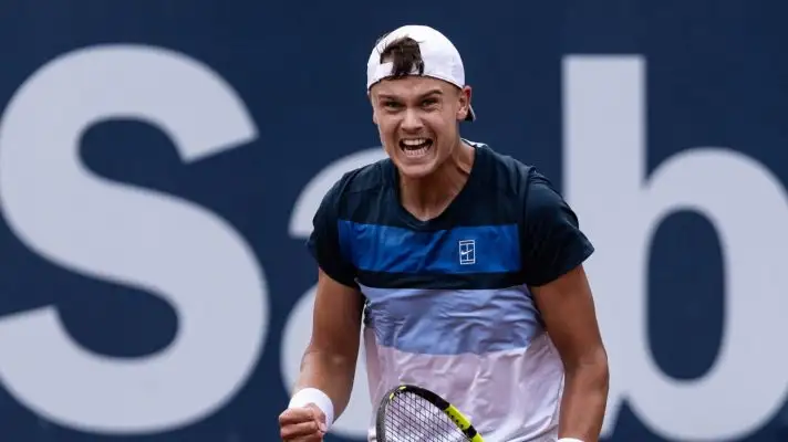 Holger Rune at the Barcelona Open