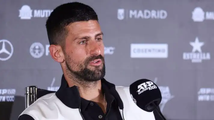 Novak Djokovic in Madrid