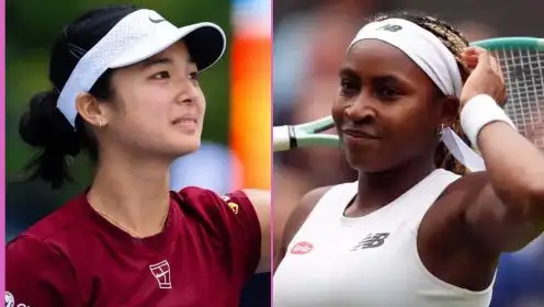 Pictured: Alex Eala and Coco Gauff