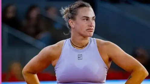 Aryna Sabalenka unimpressed
