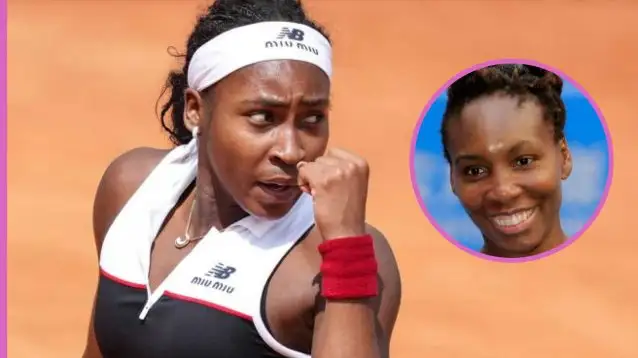 Pictured: Coco Gauff and Venus Williams.