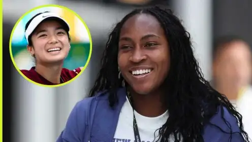 Pictured: Coco Gauff with Alex Eala in inset