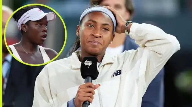 Pictured: Coco Gauff and Victoria Mboko
