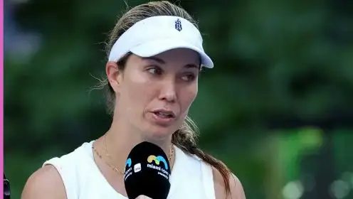 Pictured: Danielle Collins interview