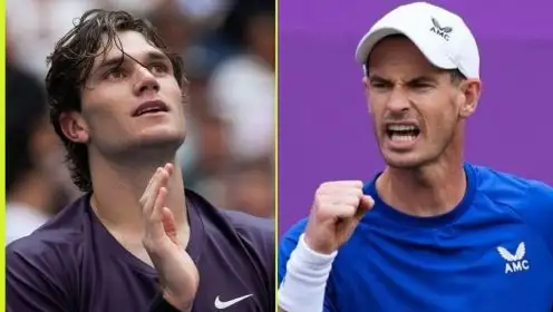 L-R: Jack Draper and Andy Murray.
