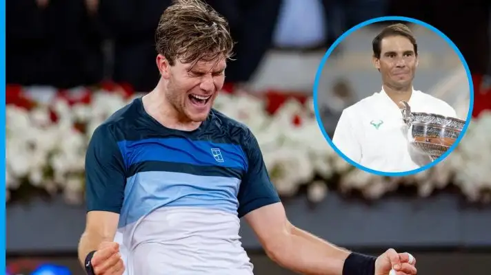 Jack Draper and Rafael Nadal