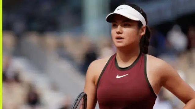 Pictured: Emma Raducanu