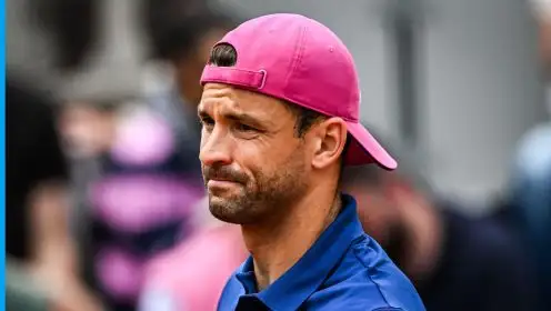 Grigor Dimitrov in action