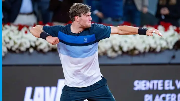 Jack Draper at the Madrid Open