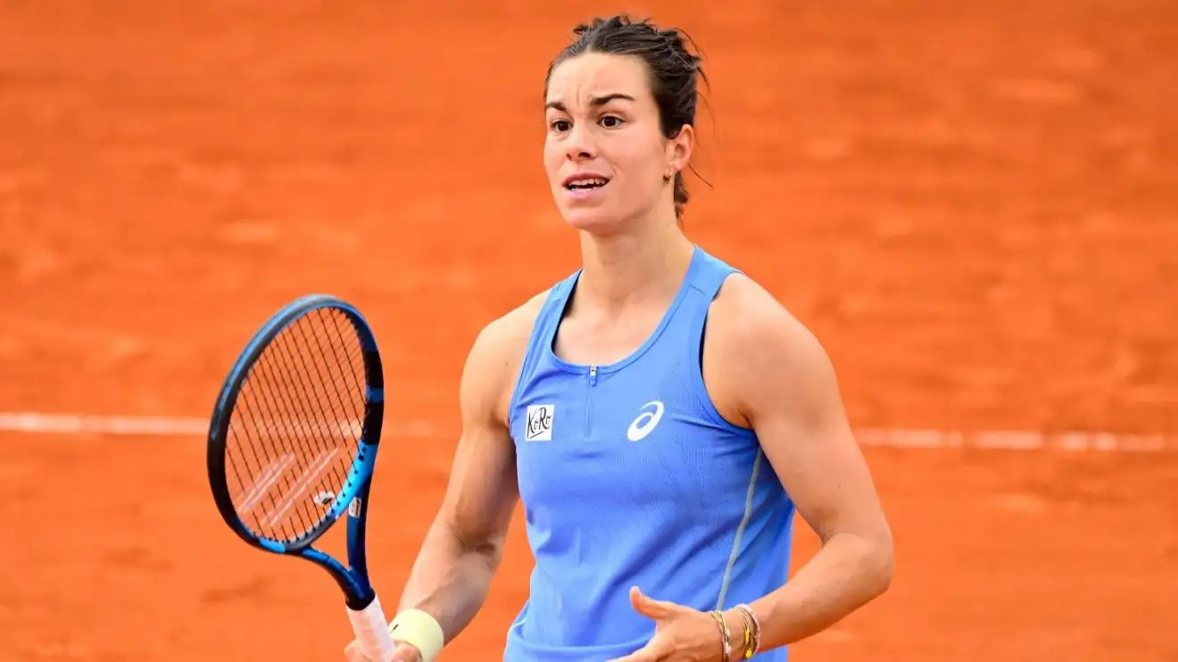 Pictured: French tennis star Lois Boisson.
