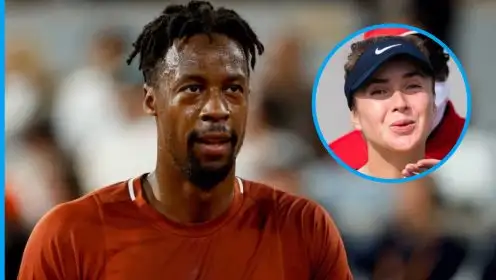 Pictured: Gael Monfils and Elina Svitolina