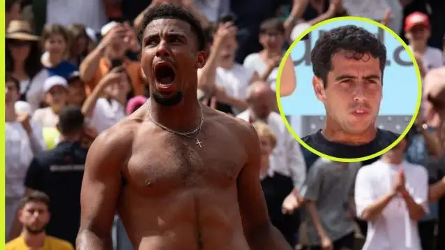 Pictured: Arthur Fils and Jaume Munar.