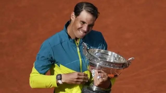Pictured: Rafael Nadal at the 2022 French Open.