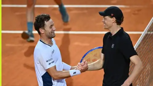 Casper Ruud and Jannik Sinner