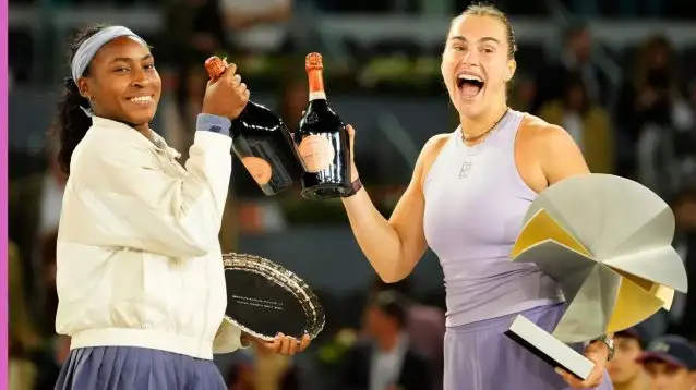 Aryna Sabalenka and Coco Gauff