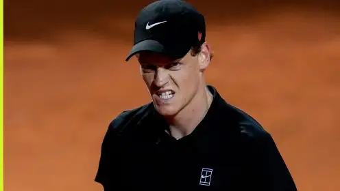 Jannik Sinner at the Italian Open