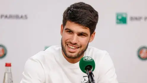 Carlos Alcaraz pictured