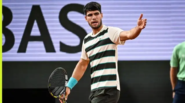 Carlos Alcaraz at Roland Garros