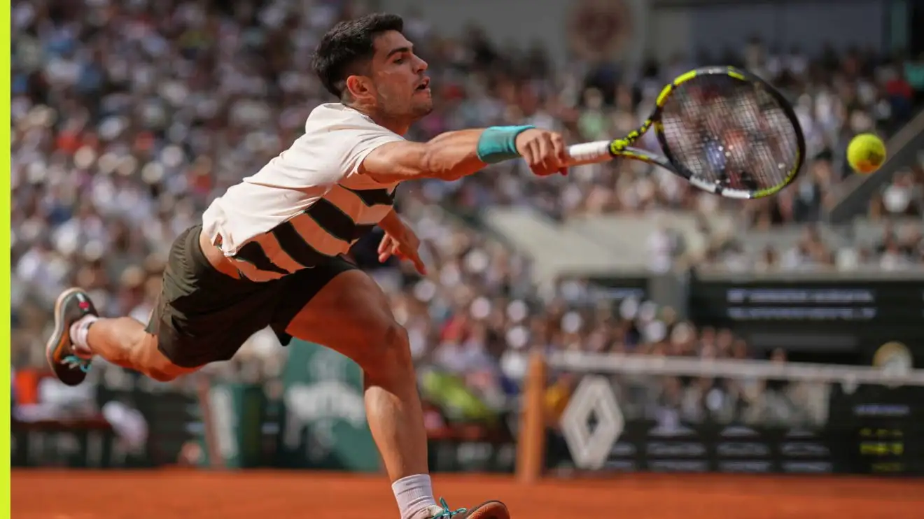 Carlos Alcaraz at Roland Garros