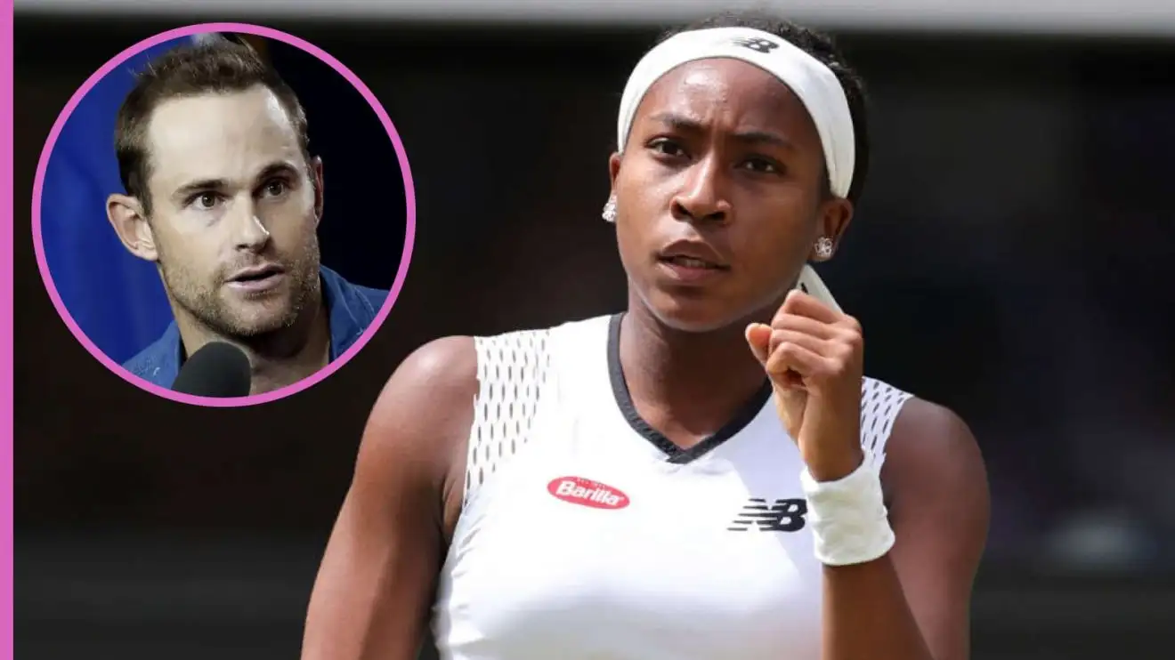 Pictured: Andy Roddick and Coco Gauff