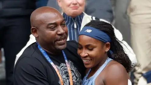 Pictured: Corey Gauff and Coco Gauff.