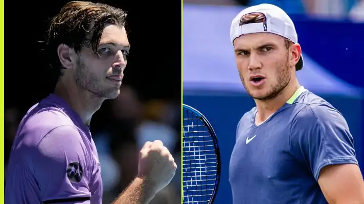 L-R: Taylor Fritz and Jack Draper.