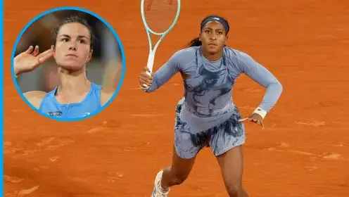 Coco Gauff and Lois Boisson