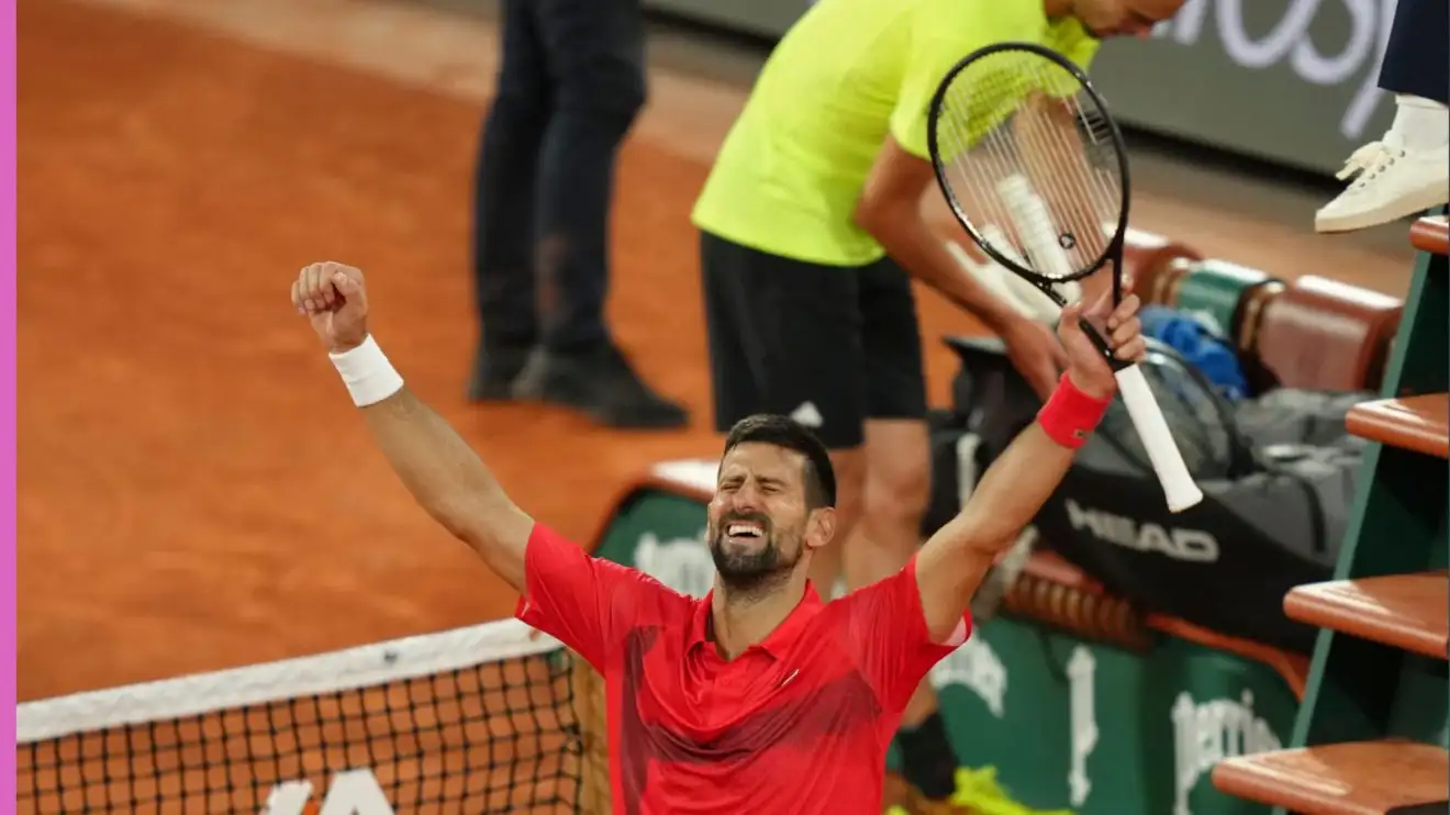 Novak Djokovic at Roland Garros