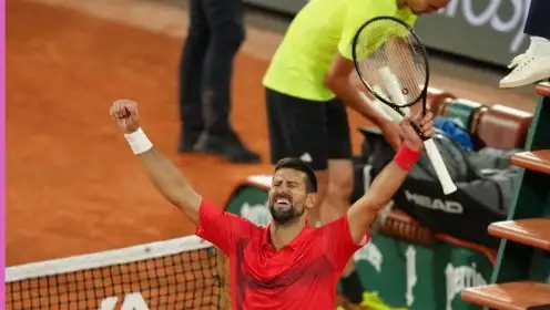 Novak Djokovic at Roland Garros