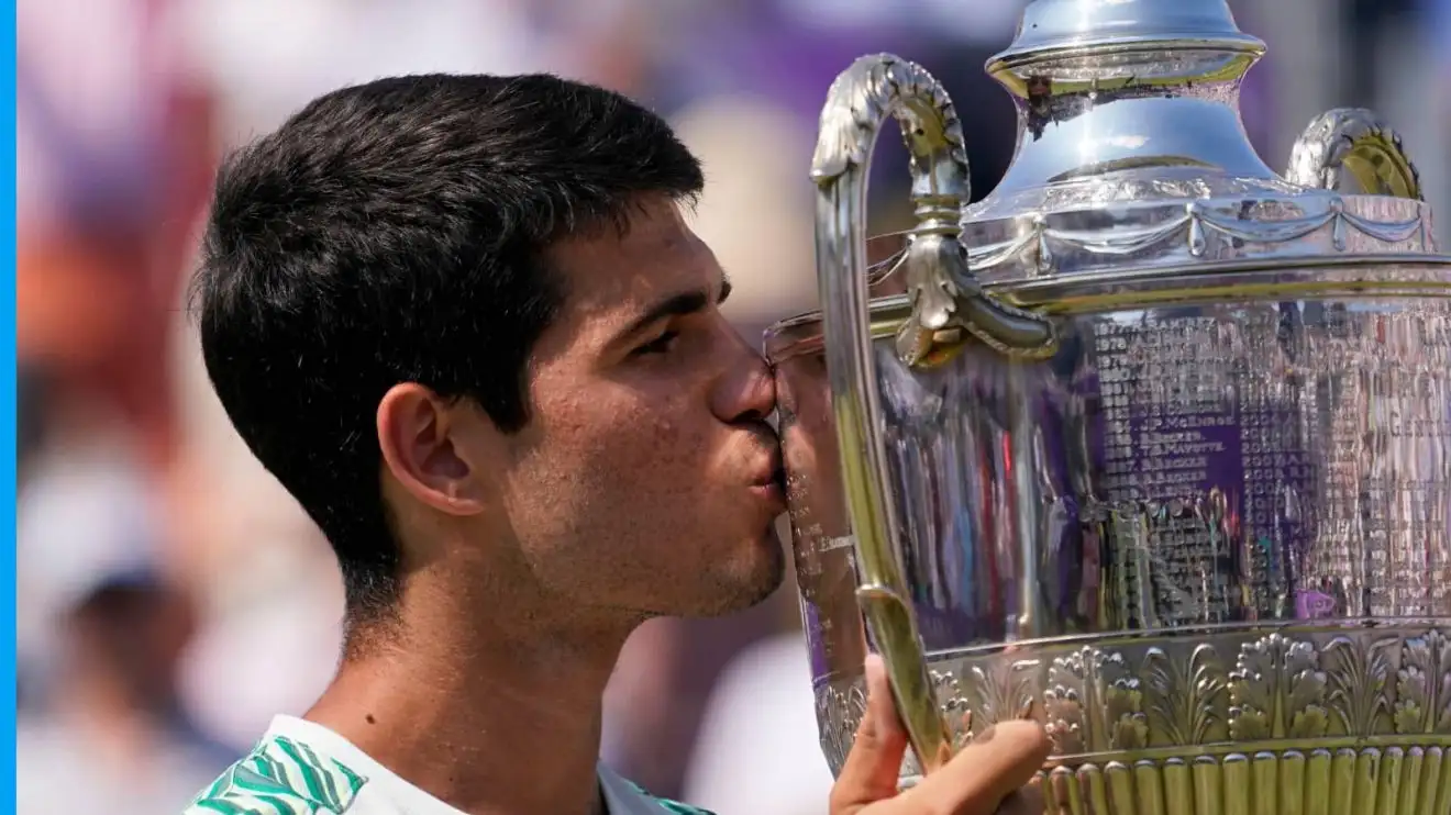 Carlos Alcaraz won the Queen's Club title in 2023