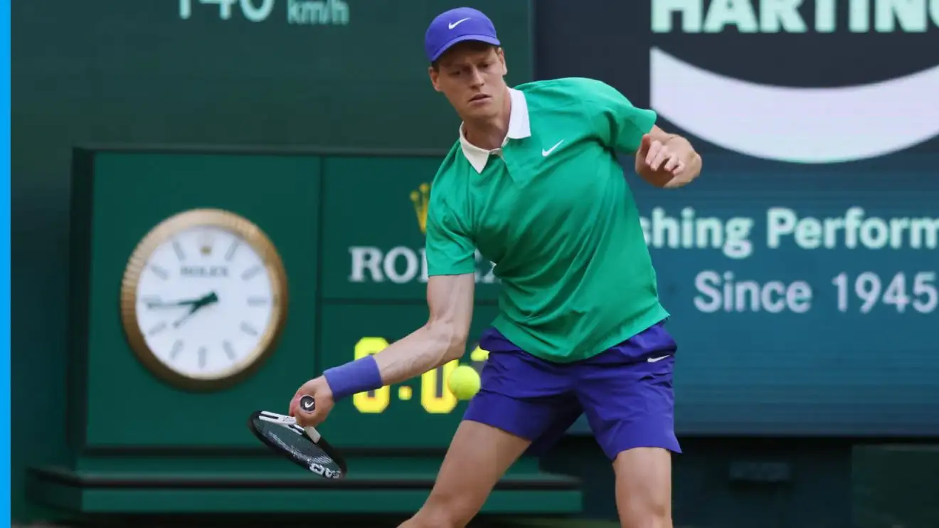 Jannik Sinner in Halle