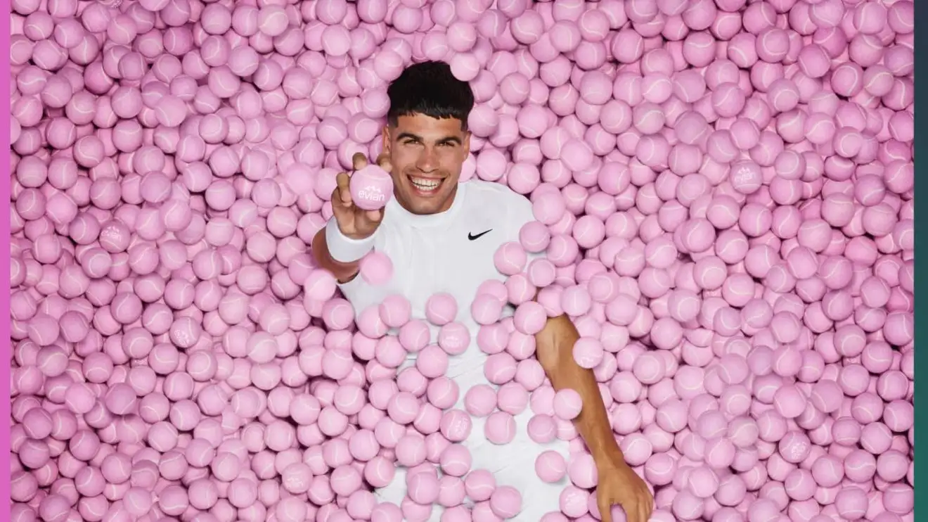 Carlos Alcaraz Evian deal
