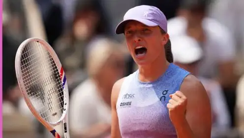 Iga Swiatek at the French Open