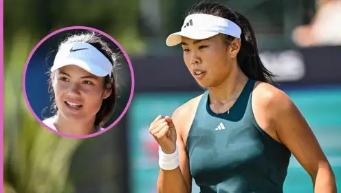 Mimi Xu and Emma Raducanu