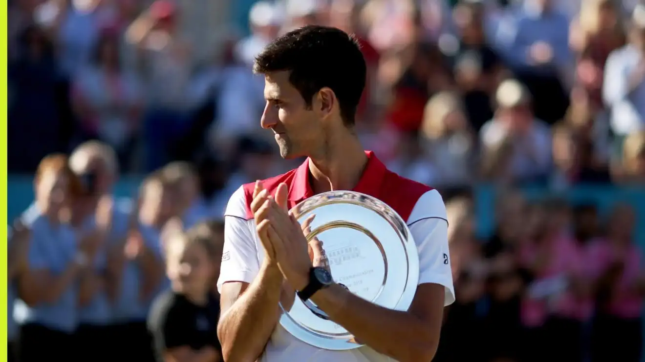 Novak Djokovic at the Queen's Club Championships