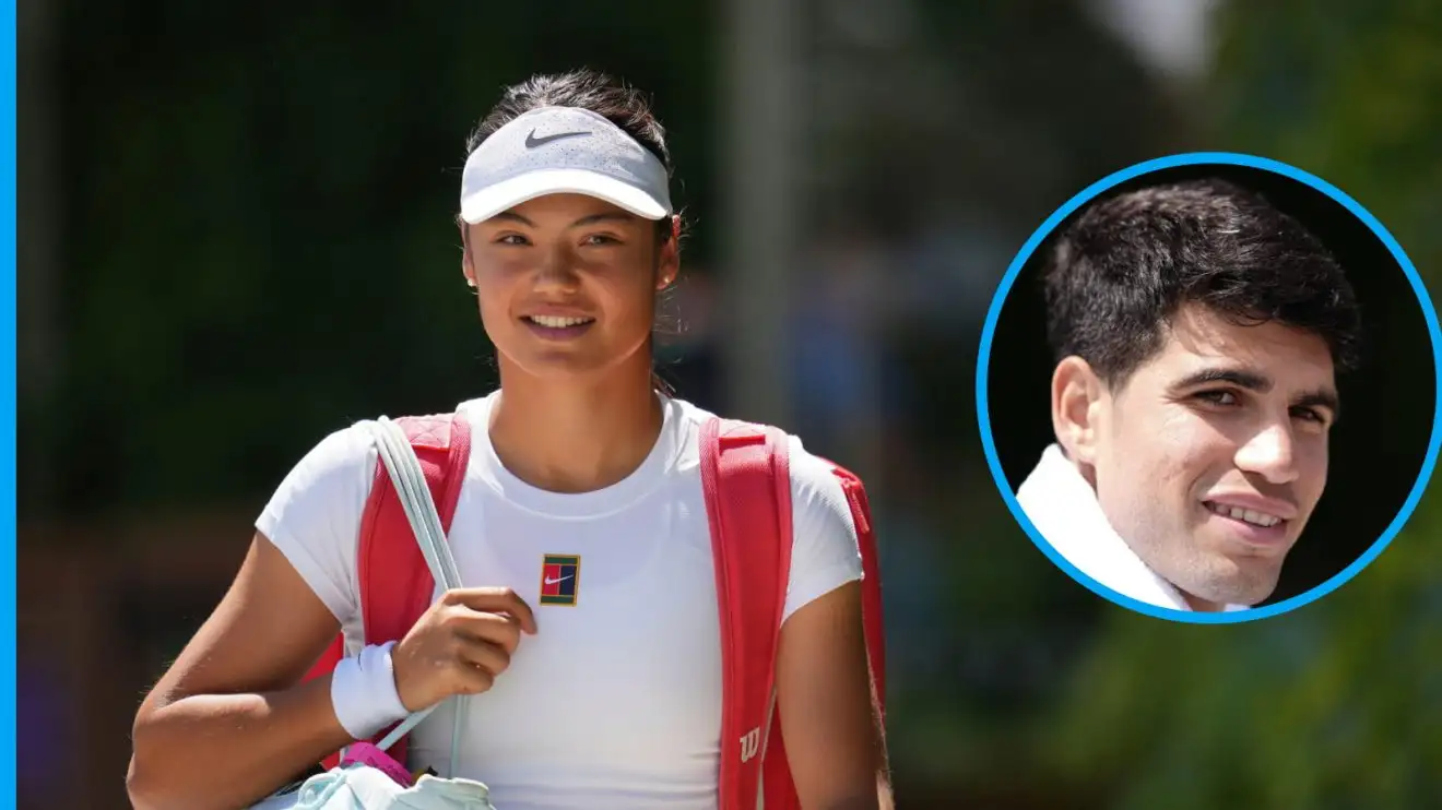 Emma Raducanu and Carlos Alcaraz